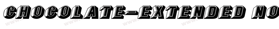 Chocolate-Extended Normal字体转换